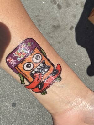 Cinnamon Toast Crunch + X Games Temporary Tattoos