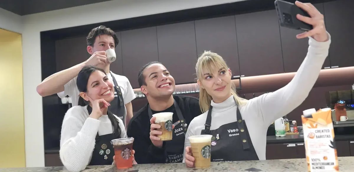 Starbucks aprons