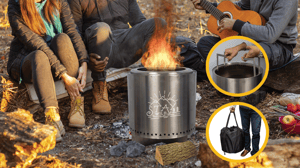 Branded smokeless firepit