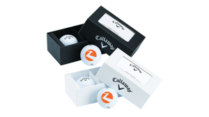 Zagwear branded Callaway golf balls